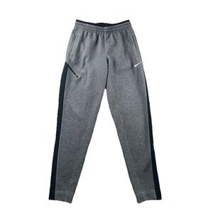 Nike Joggers Mens Medium Showtime Tapered Sweatpants‎ Basketball 930565 Gray